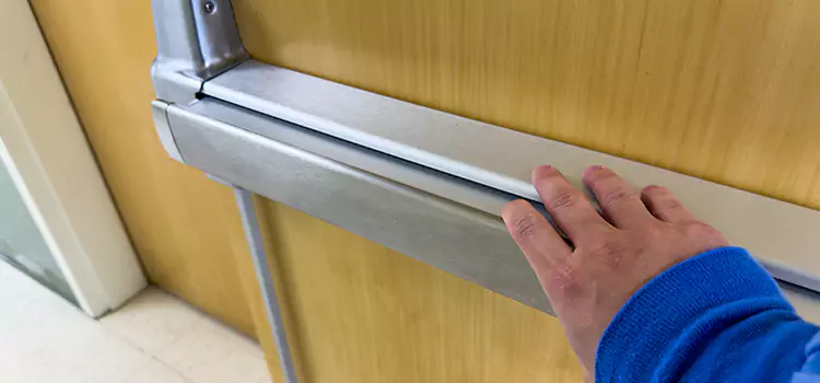 Installing a Push Bar on a Door Tuckahoe